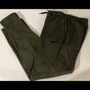Nike Small S Cargo Green Black Dri-FIT Sweats